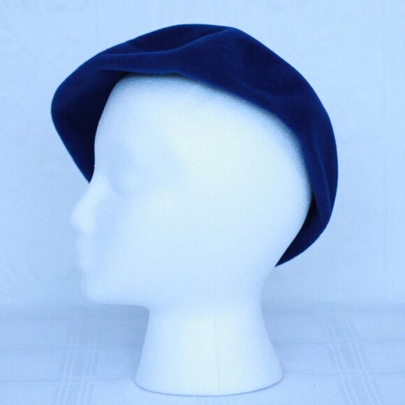 50's 60's Borsalino blue beret - size small - Picture 2 of 5